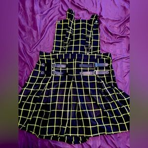 Hot Topic acid green skirtall